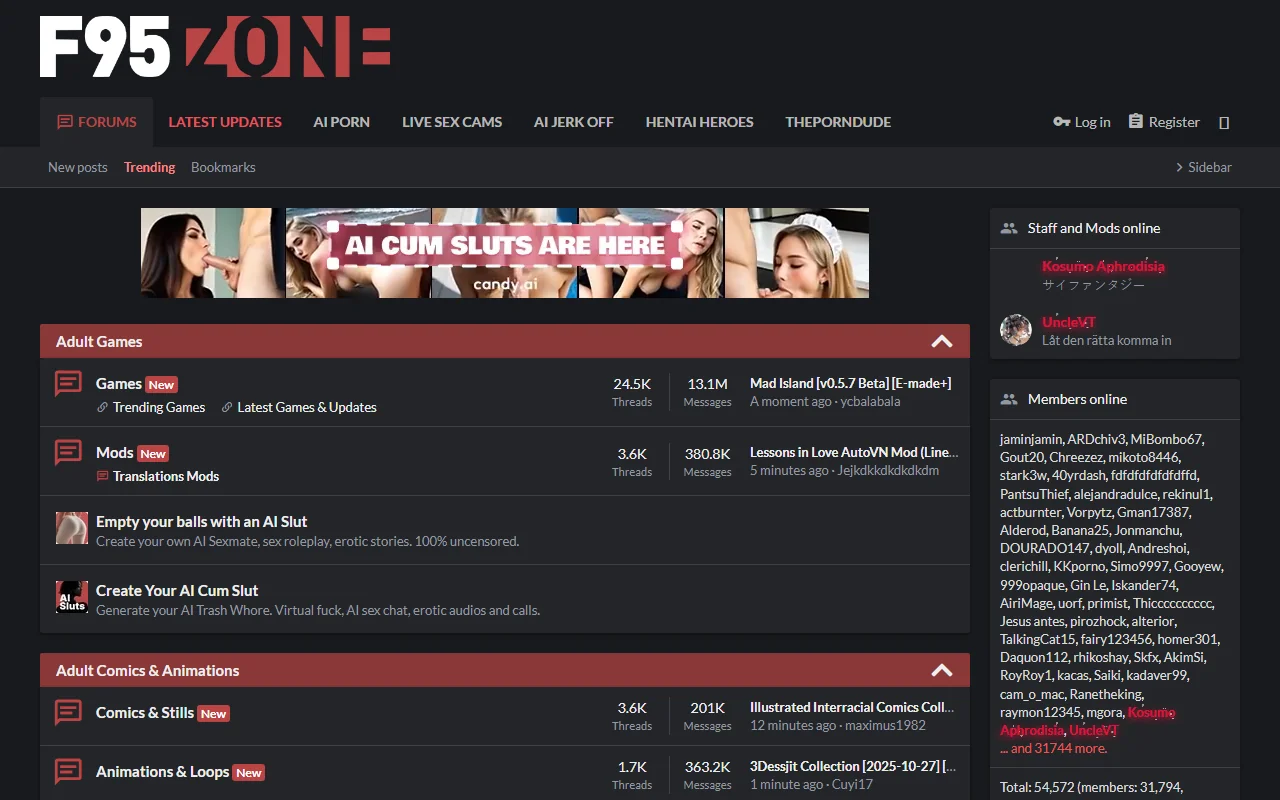 Screenshot: F95Zone Screenshot of F95Zone